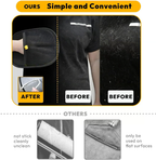 Electrostatic gloves for removing pet hair
