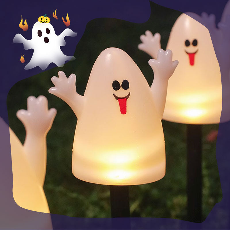 Halloween pumpkin garden solar lamp