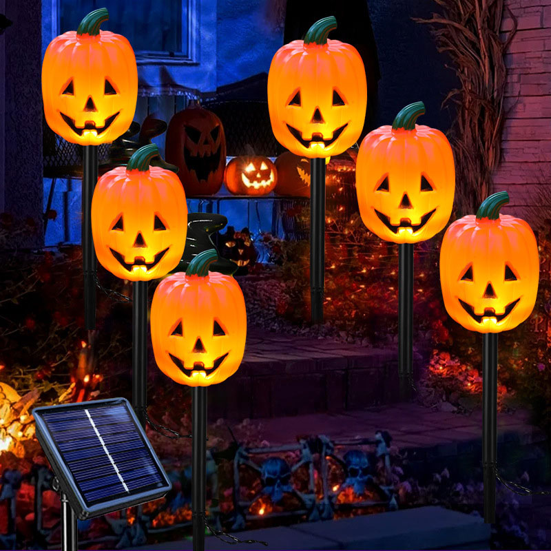 Halloween pumpkin garden solar lamp