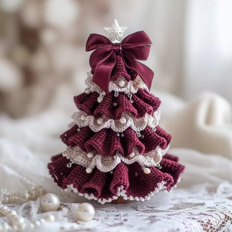 PearlPine – Elegant hand-crocheted Christmas trees