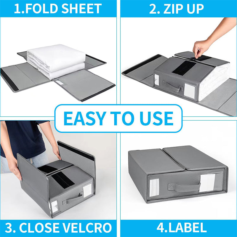 Foldable bedding holder