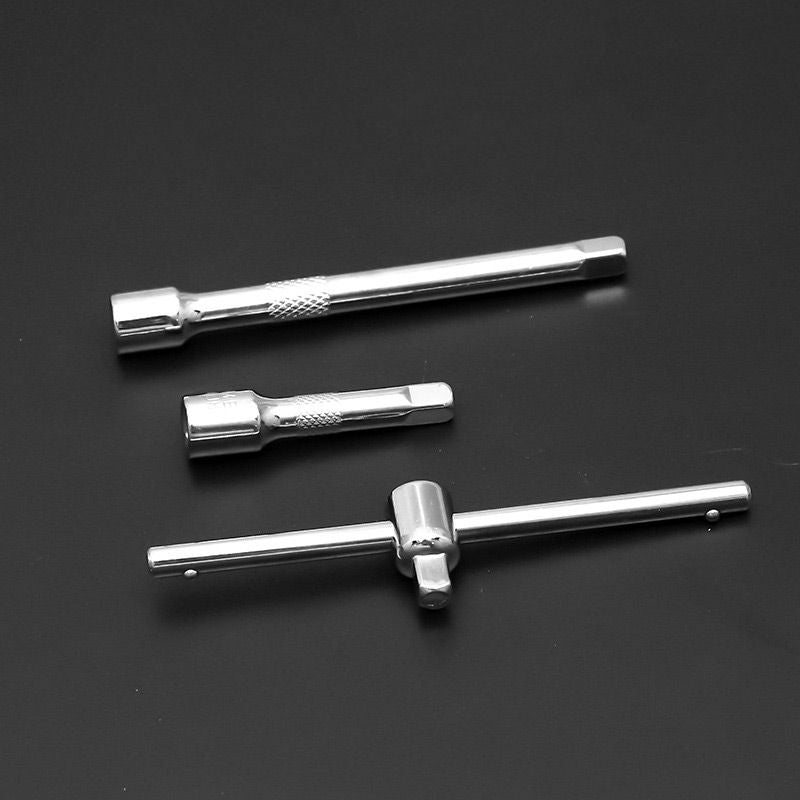 46-piece set with quick-change wrench