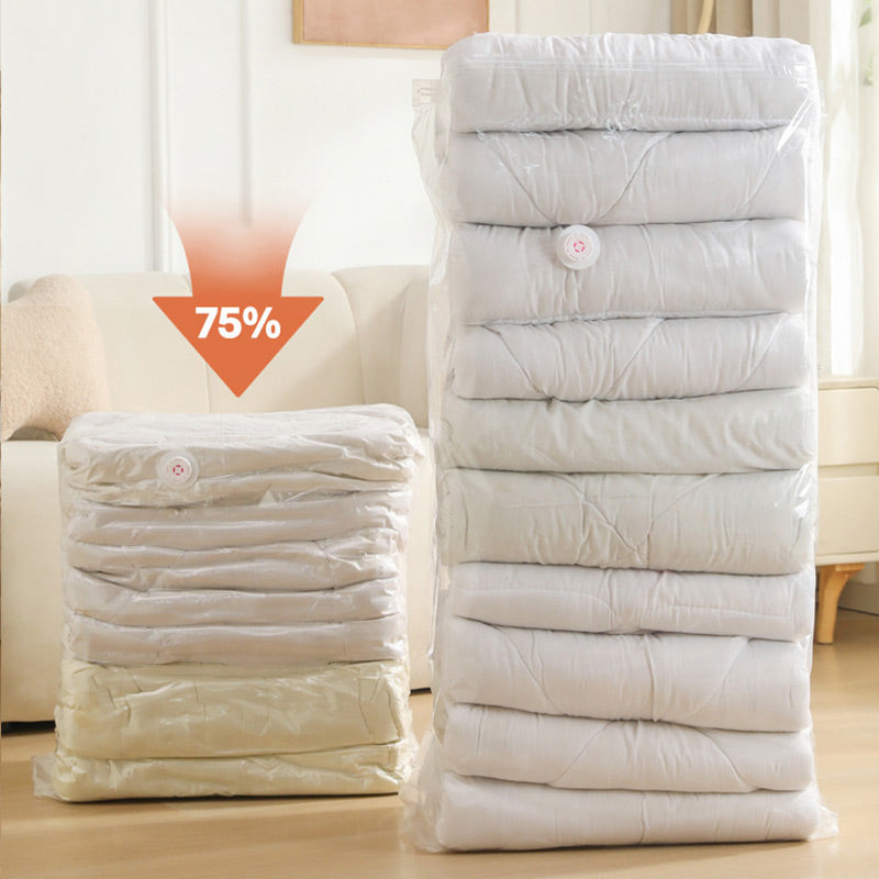 Extra large vacuum storage bag - press to empty