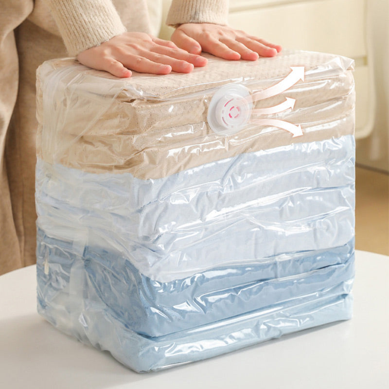 Extra large vacuum storage bag - press to empty