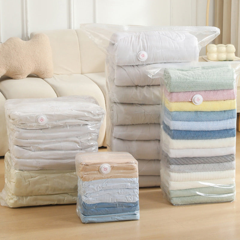 Extra large vacuum storage bag - press to empty