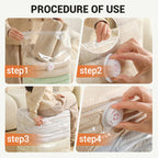 Extra large vacuum storage bag - press to empty