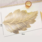Gold Leaf Luxury Placemat – 3D Elegant Table Mat made of PVC