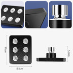 360° adjustable square shower head