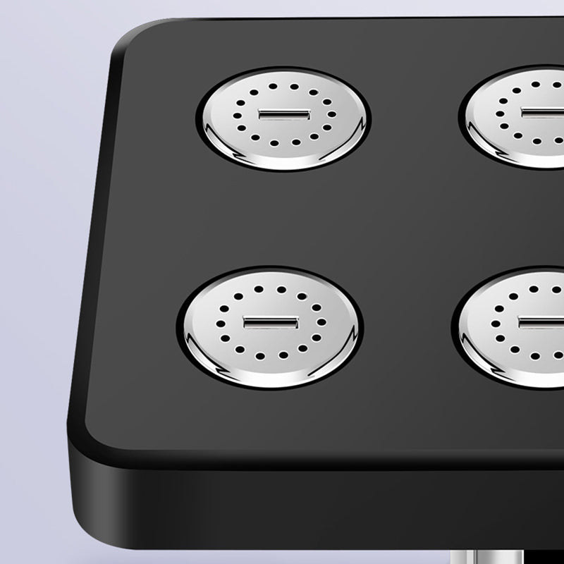 360° adjustable square shower head