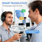 AIWave | AI Bluetooth Headphones with LCD Display Voice Control Sound Isolation for Music and Calls
