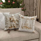 CozyKerst 4-piece cushion cover set – warm holiday decoration for home and living room