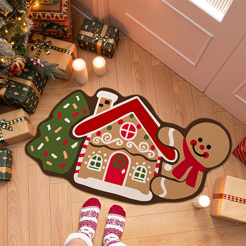 ChristmasGinger Door Mat Luxury – Absorbent non-slip Christmas door mats