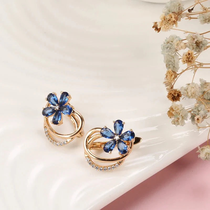 Spring Aurora Floral Earrings