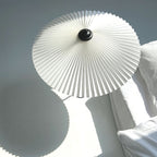 Squiggle Umbrella Table Lamp – Modern Twirl Design with Chrome Finish