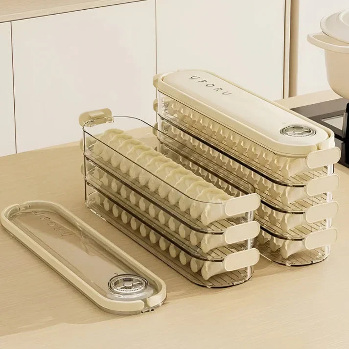Stackable Food Storage Box with Lid - FridgeStack