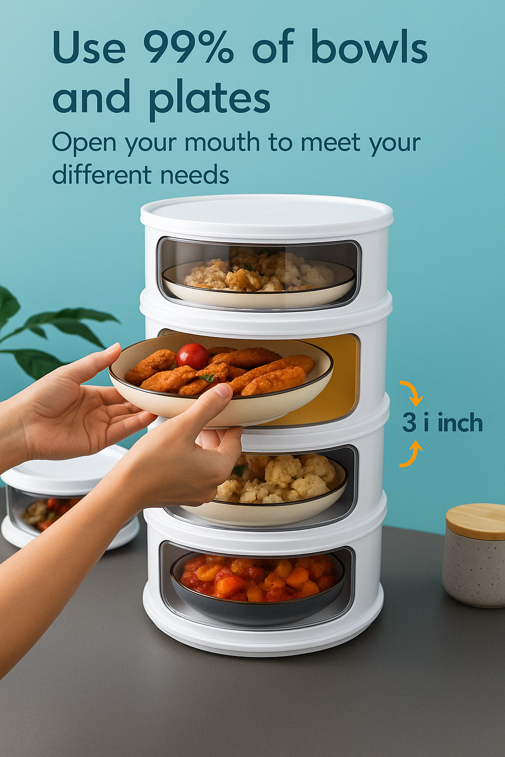 Stackable Food Storage - FreshStack