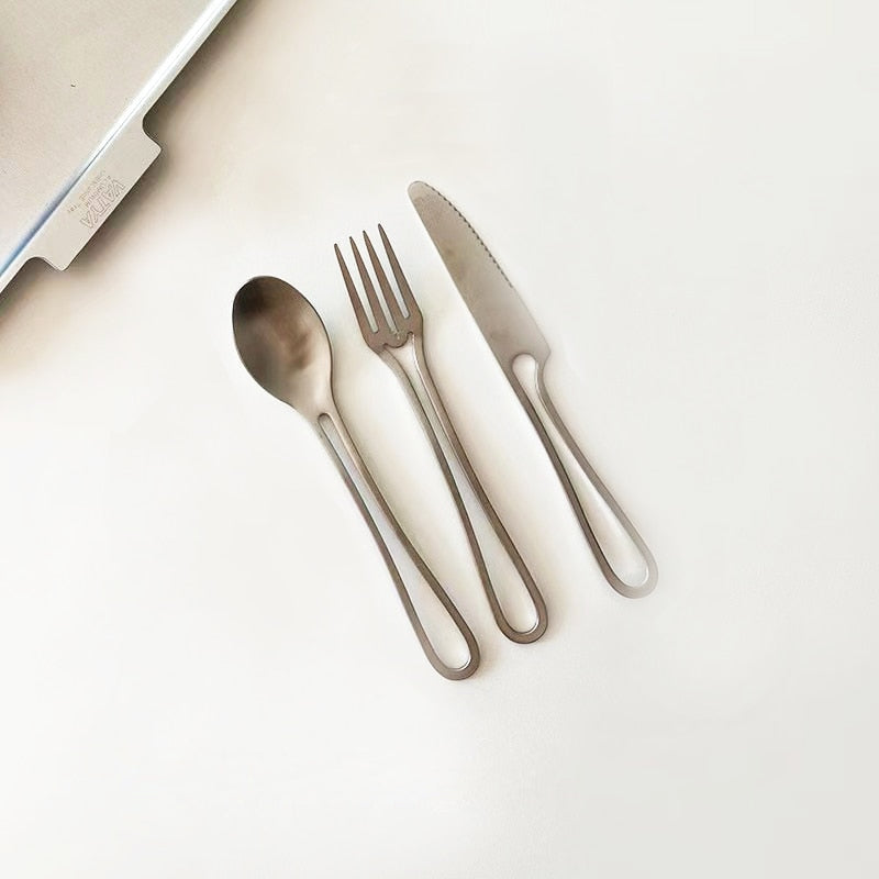 Outline Cutlery Set made of Stainless Steel