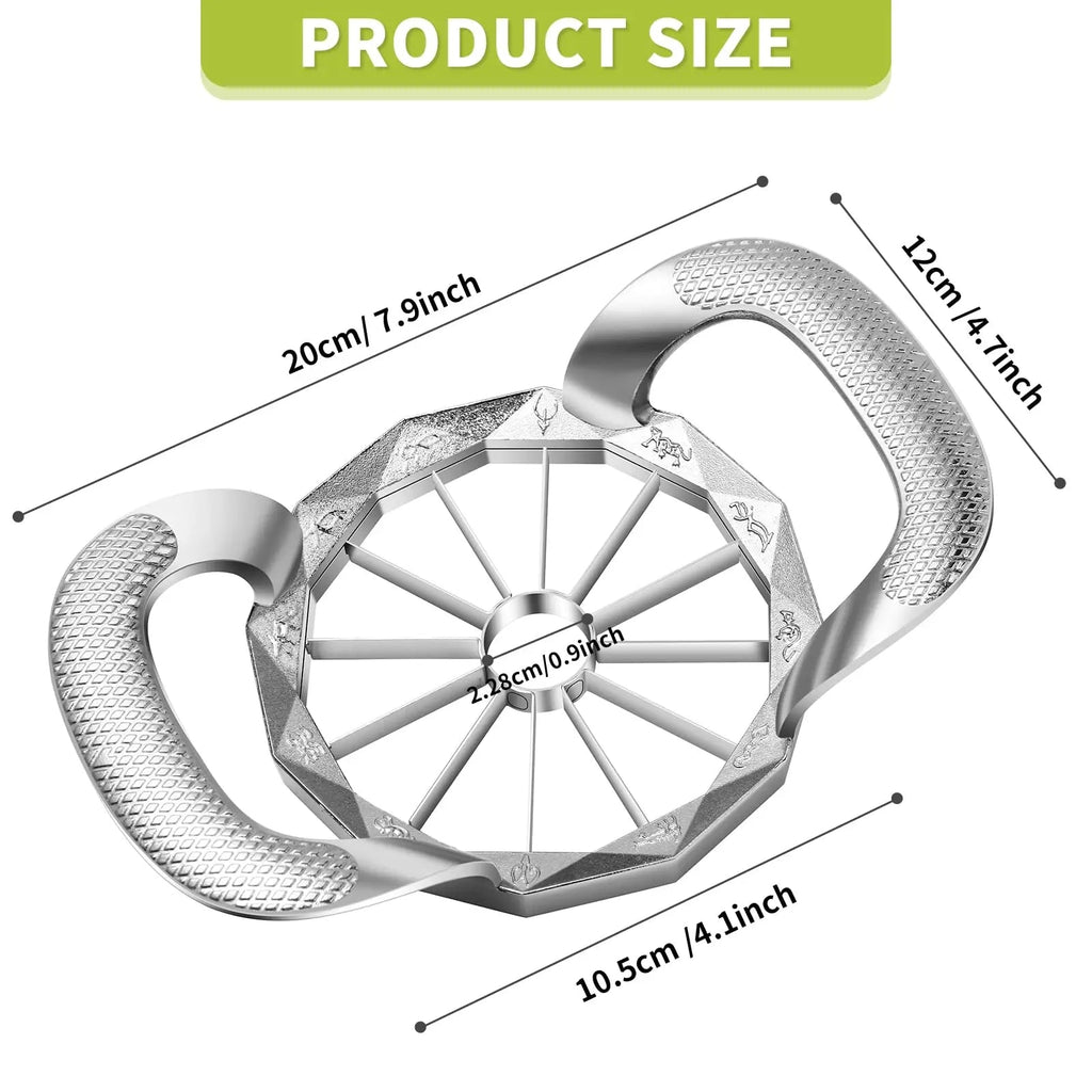 Stainless Steel Apple Slicer Heavy Duty Sharp Fruit Cutter and Divider