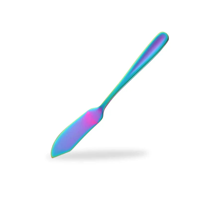 Stainless Steel Butter Knife Colorful Dessert Jam Cream Cheese Spreader