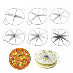 Stainless Steel Cake Cutter and Slicer Adjustable Pastry Portion Marker