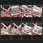 Stainless Steel Commercial Manual Frozen Meat Slicer Bone Cutting Tool