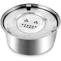 Stainless Steel Dog Water Bowl with Anti-Spill Feature - AquaPaw