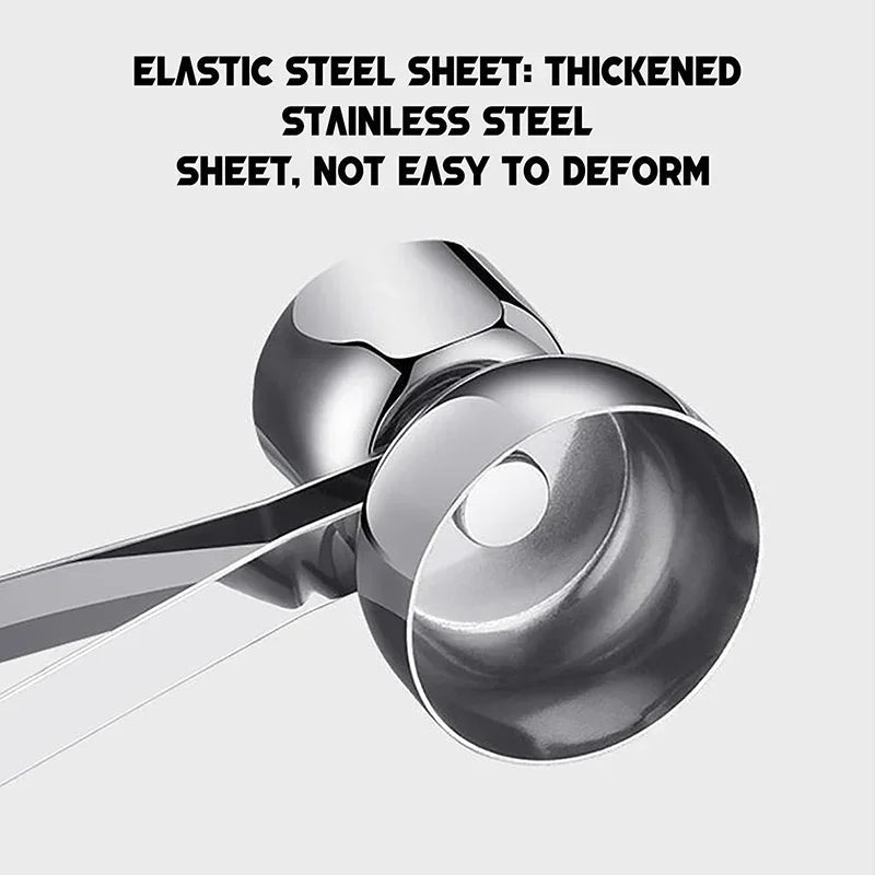Stainless Steel Double Head Egg Scissors Eggshell Opener and Cutter