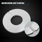 Stainless Steel Faucet Cover Self-Adhesive Faucet Shower Water Pipe