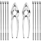 Stainless Steel Kitchen Tools Crackers Picks and Forks Seafood Tools