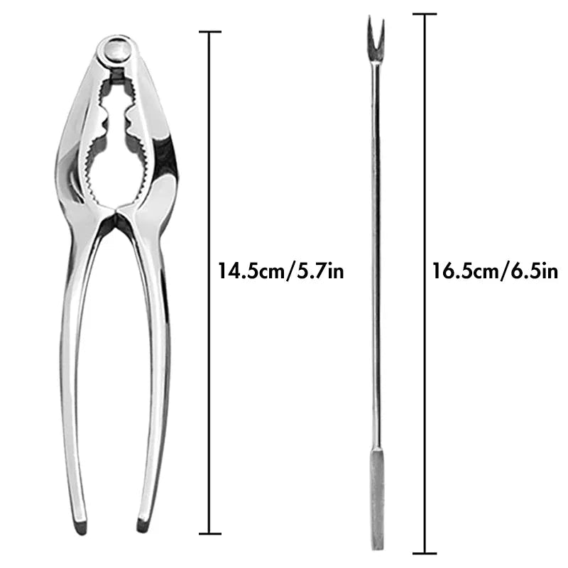 Stainless Steel Kitchen Tools Crackers Picks and Forks Seafood Tools