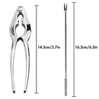 Stainless Steel Kitchen Tools Crackers Picks and Forks Seafood Tools