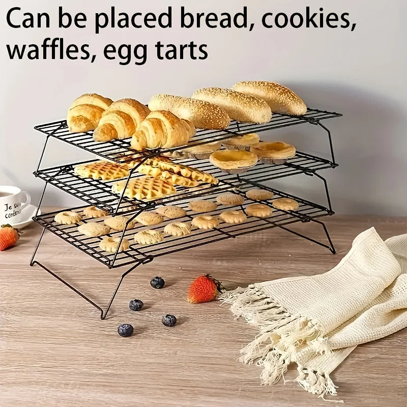 Stainless Steel Stackable Cooling Rack Nonstick Baking Cooling Grid