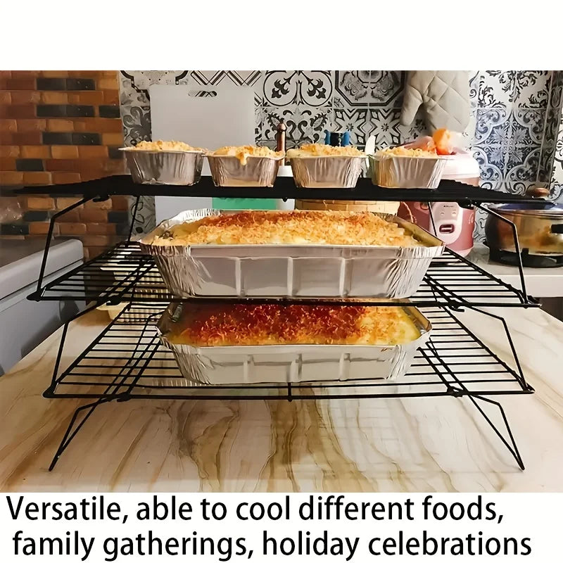 Stainless Steel Stackable Cooling Rack Nonstick Baking Cooling Grid