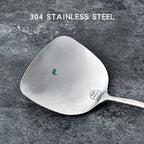 Stainless Steel Turner Wooden Handle Spatula Kitchen Cooking Utensils