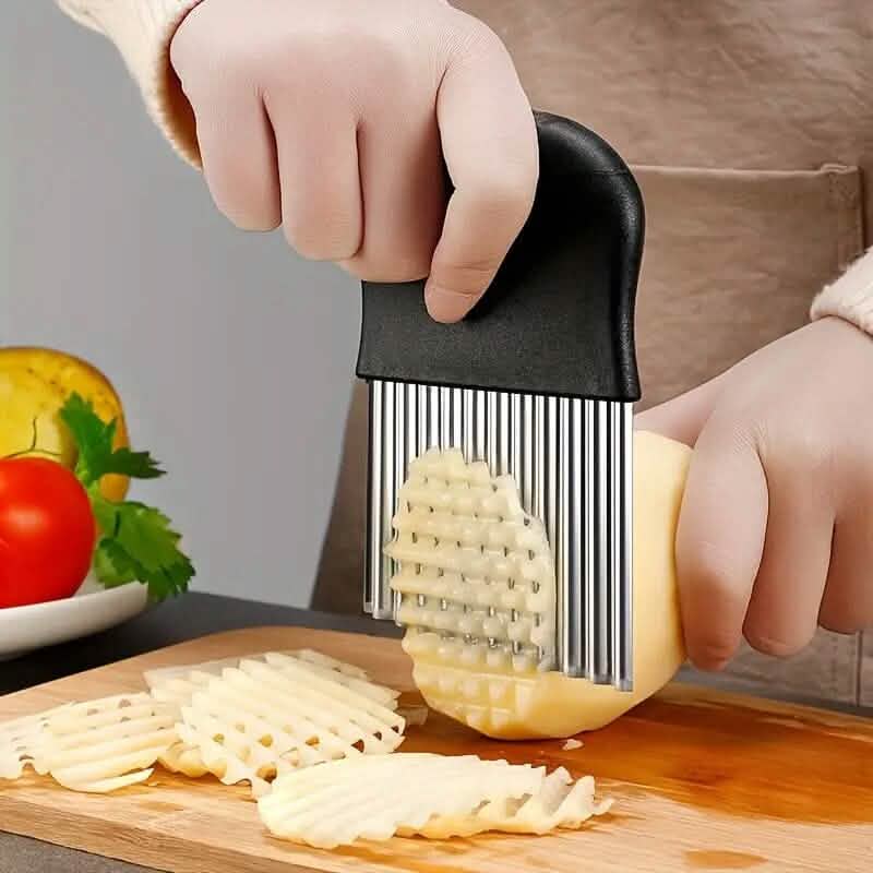 Stainless steel versatile wave cutter