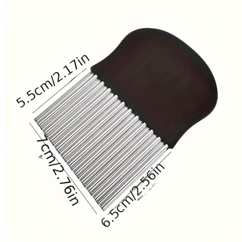 Stainless steel versatile wave cutter