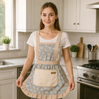 StainShield – Elegant Floral Apron with Full Coverage SEO Title