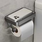 Stalux Toilet Roll Holder with Shelf