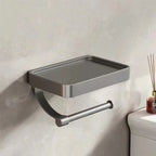 Stalux Toilet Roll Holder with Shelf