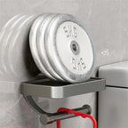 Stalux Toilet Roll Holder with Shelf