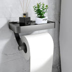 Stalux Toilet Roll Holder with Shelf