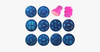 81 Designs Nail Art Stencil Set