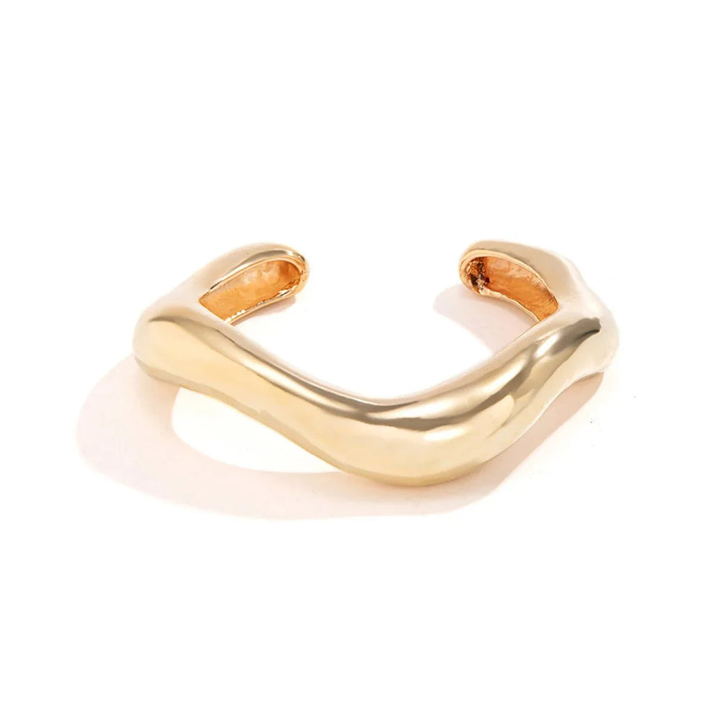 Statement Chunky Wave Bracelets