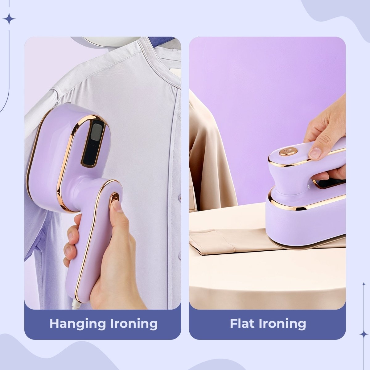SteamEase Go – Compact Travel Garment Steamer for Quick Wrinkle Removal