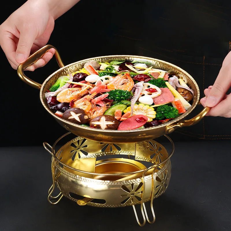 CHEFSTEEL – Hammered Stainless Steel Pot for Sauces, Pans & Versatile Cooking