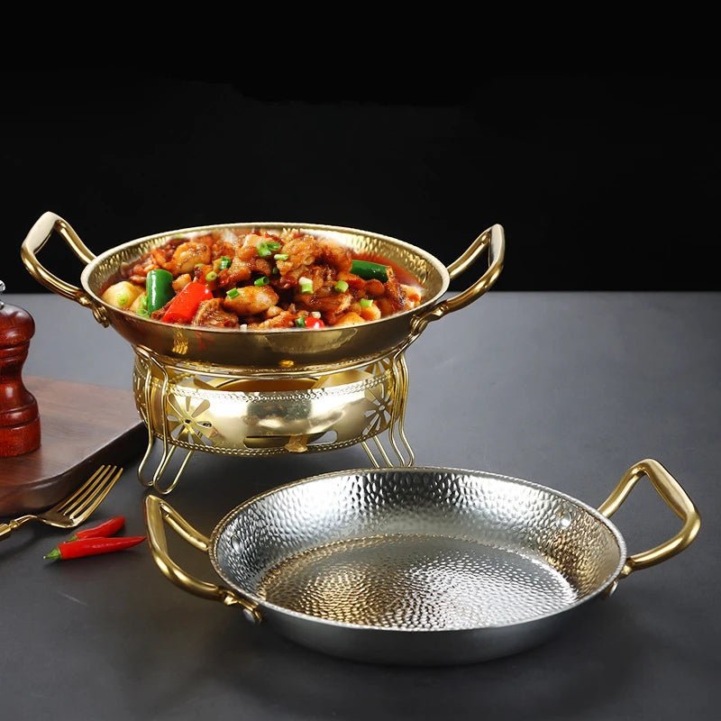 CHEFSTEEL – Hammered Stainless Steel Pot for Sauces, Pans & Versatile Cooking