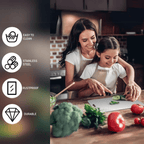 STEELCUT – Premium Stainless Steel Cutting Board for Hygienic & Durable Use