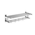 SteelRack Stainless Steel Towel Holder – Space-Saving Wall Rack with Modern Minimalist Design for Bathroom and Kitchen