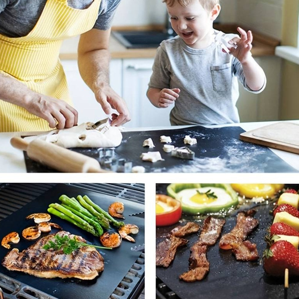 Reusable Teflon baking mat 40x33 cm – set of 5