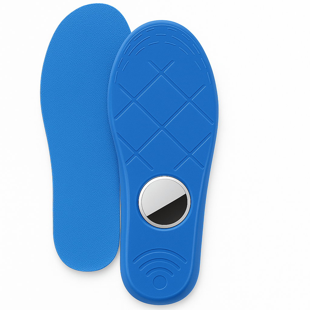 StrideLuxe Smart Tracking Insoles | Comfortable shoe insoles with hidden AirTag slot for travel and safety